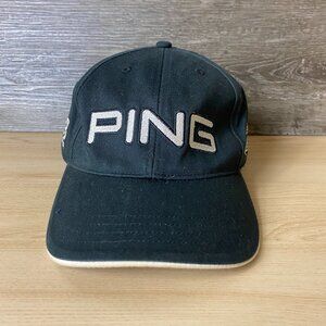 Ping Hat Cap Fitted L/XL Black Golf Golfing G2 Driver S i3